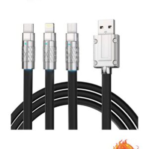 Tripple Port:- Apple/Micro Usb & Type C 130W&120W