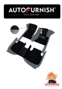 Autofurnish 9D Luxurious Custom Fitted Car Mats - 3 Rows L