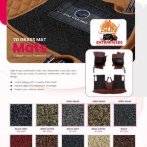 Autofurnish 7D Luxury Custom Fitted Car Mats - 2 Rows L