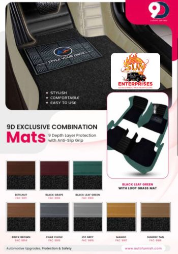 Autofurnish 7D Luxury Custom Fitted Car Mats - 3 Rows L - Image 5