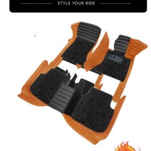 Autofurnish 7D Luxury Custom Fitted Car Mats With Boot - 3 Rows L